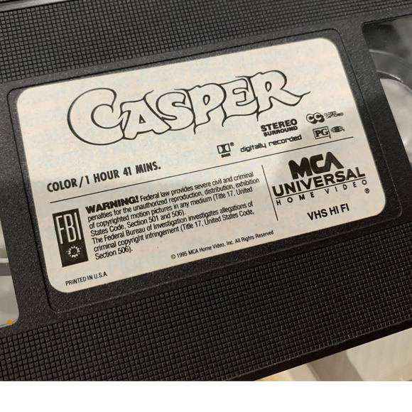 Casper Seeing is Believing (VHS, 1997, Clamshell) - Picture 8 of 8